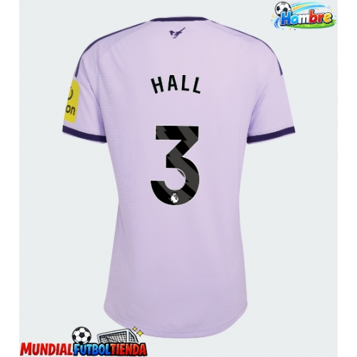 Camiseta Newcastle United Lewis Hall #3 Tercera Equipación Replica 2026-27 mangas cortas